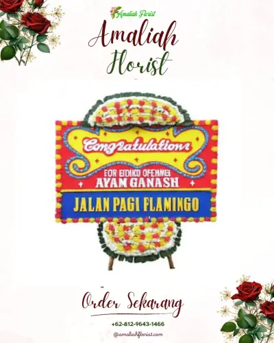 Bunga Papan Congratulation di Pegambiran